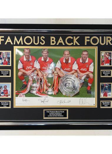 Famous Back Four Autographed Signed Photo-Signed Shirt-The Invincibles Store
