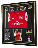 Legend 2012 Thierry Henry Signed Photo with Shirt Jersey HOMECOMING!!