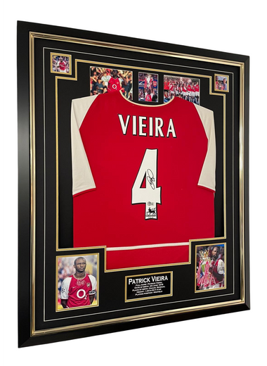 Patrick Vieira Signed Invincibles Shirt *Beckett Authenticated*