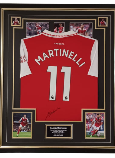 GABRIEL MARTINELLI SIGNED SHIRT-Signed Shirt-The Invincibles Store