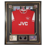 David Rocastle Signed Photo and Shirt Autographed Display-Signed Shirt-The Invincibles Store