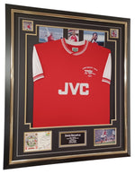 David Rocastle Signed Photo and Shirt Autographed Display-Signed Shirt-The Invincibles Store