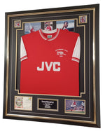 David Rocastle Signed Photo and Shirt Autographed Display-Signed Shirt-The Invincibles Store