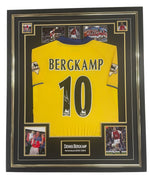 INVINCIBLES 2003 2004 Framed Dennis Bergkamp Signed Jersey