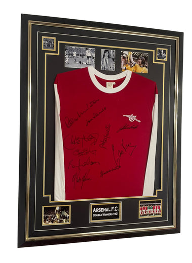 TEAM SIGNED SQUAD SHIRT 1971 Double Winners