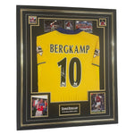 INVINCIBLES 2003 2004 Framed Dennis Bergkamp Signed Jersey