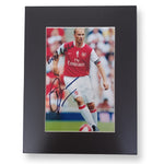 Dennis Bergkamp Mounted Autograph Print-Mounted Autograph Print-The Invincibles Store