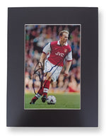 Dennis Bergkamp Mounted Autograph Print-Mounted Autograph Print-The Invincibles Store