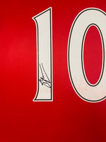 INVINCIBLES THIERRY HENRY AND DENNIS BERGKAMP SIGNED SHIRTS