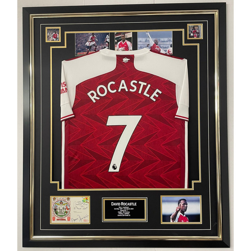 David Rocaste David Rocastle Signed Photo and Shirt Autographed Display – The ...