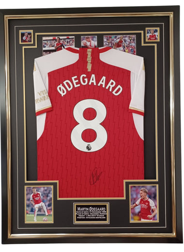 Captain Martin Odegaard signed shirt-Signed Shirt-The Invincibles Store