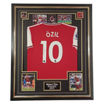 Mesut Ozil Signed Shirt Autograph Display