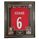 Framed and Autographed Tony Adams Signed Shirt