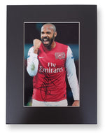 Thierry Henry Mounted Autograph Print-Mounted Autograph Print-The Invincibles Store