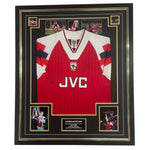 1994 European Cup Winners Cup Tony Adams and Alan Smith Signed Shirt Display vs Parma