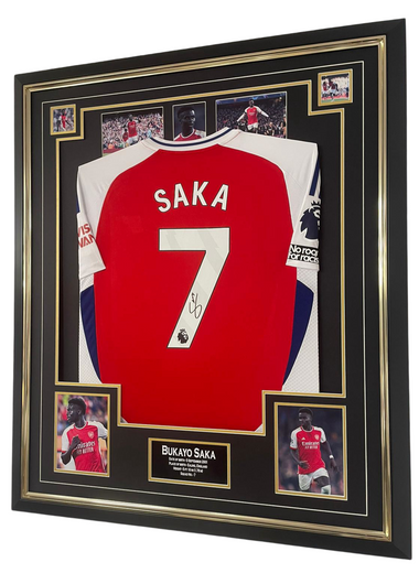 2024 2025 Starboy BUKAYO SAKA SIGNED JERSEY