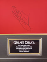 Granit Xhaka Signed Switzerland Shirt-Signed Shirt-The Invincibles Store