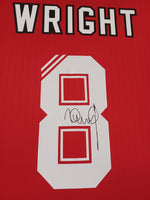 Framed Ian Wright Signed Shirt-Signed Shirt-The Invincibles Store