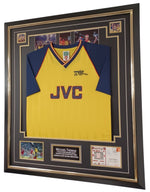 Michael Thomas Signed Anfield 1989 Display with Shirt-Signed Shirt-The Invincibles Store