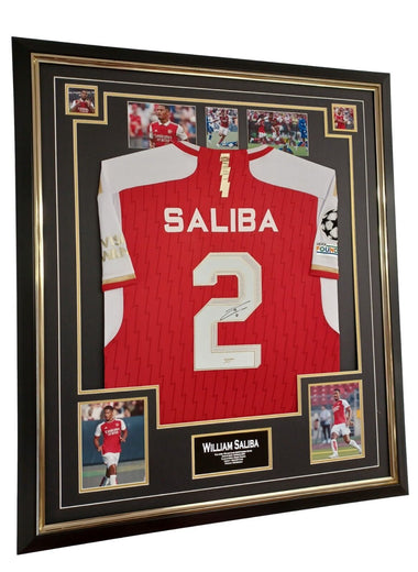 William Saliba Signed Shirt