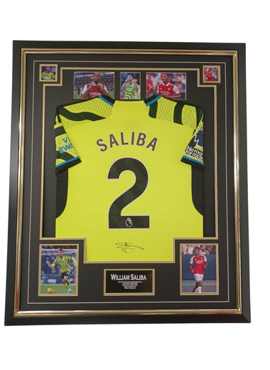 William Saliba Signed Shirt