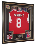 Framed Ian Wright Signed Shirt-Signed Shirt-The Invincibles Store