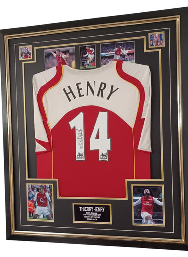 Vintage Offical 2005 Thierry Henry Signed Jersey-Signed Shirt-The Invincibles Store