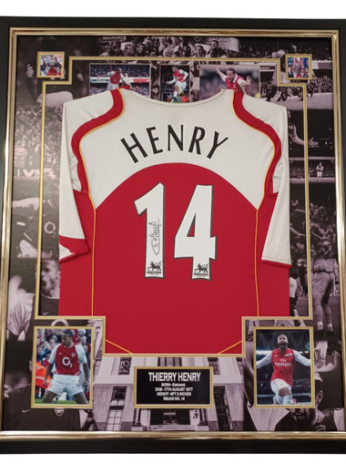 Vintage 2005 Thierry Henry Signed Jersey-Signed Shirt-The Invincibles Store