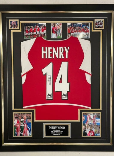 Thierry Henry Signed Invincibles Shirt 2003 2004-Signed Shirt-The Invincibles Store