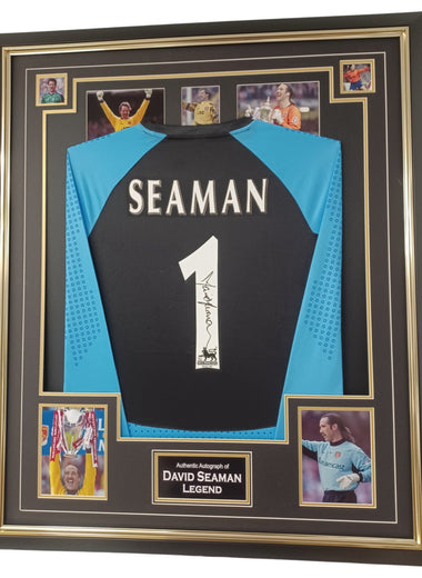 David Seaman Shirt-Signed Shirt-The Invincibles Store