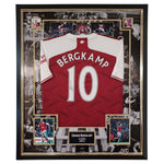 Framed Dennis Bergkamp Signed Jersey-Signed Shirt-The Invincibles Store