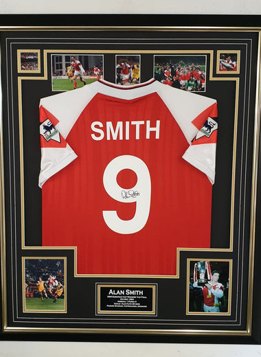 Alan Smith Signed Shirt-Signed Shirt-The Invincibles Store