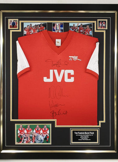 AFC Back four Signed Shirt-Signed Shirt-The Invincibles Store