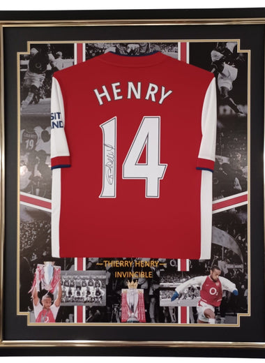 Thierry Henry Signed Shirt Jersey-Signed Shirt-The Invincibles Store