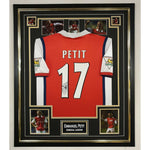 Emanuelle Petit Signed Football Shirt-Signed Shirt-The Invincibles Store