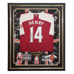 Framed Thierry Henry Signed Shirt-Signed Shirt-The Invincibles Store