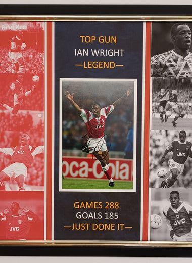 Ian Wright Signed Picture-Signed Shirt-The Invincibles Store