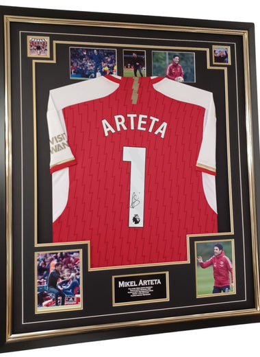 Mikel Arteta Signed Shirt-Signed Shirt-The Invincibles Store