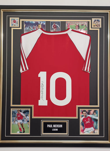 Paul Merson Signed Shirt 1989 CHAMPIONS-Signed Shirt-The Invincibles Store