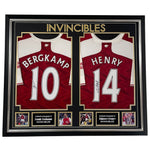 Thierry Henry and Dennis Bergkamp Signed Shirt-Signed Shirt-The Invincibles Store