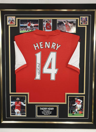 Thierry Henry Signed Shirt-Signed Shirt-The Invincibles Store