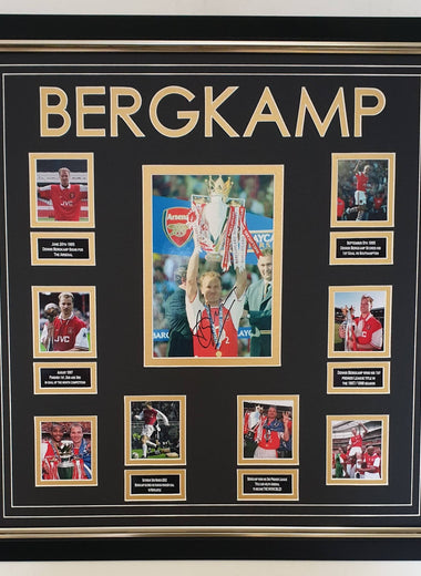 Dennis Bergkamp Signed Photo-Signed Shirt-The Invincibles Store