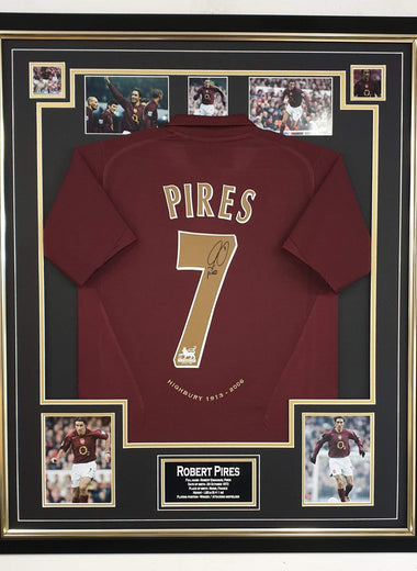 Robert Pires Signed Shirt-Signed Shirt-The Invincibles Store