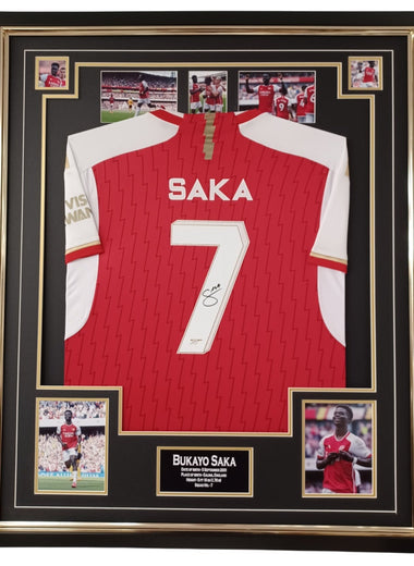 2023 2024 Starboy BUKAYO SAKA SIGNED JERSEY-Signed Shirt-The Invincibles Store