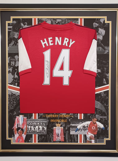 Thierry Henry Signed Jersey-Signed Shirt-The Invincibles Store