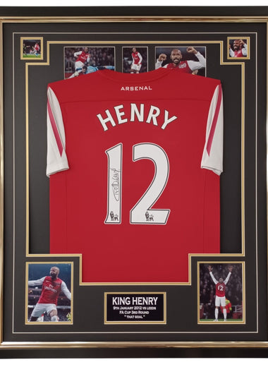 Legend 2012 Thierry Henry Signed Shirt Jersey HOMECOMING!!-Signed Shirt-The Invincibles Store